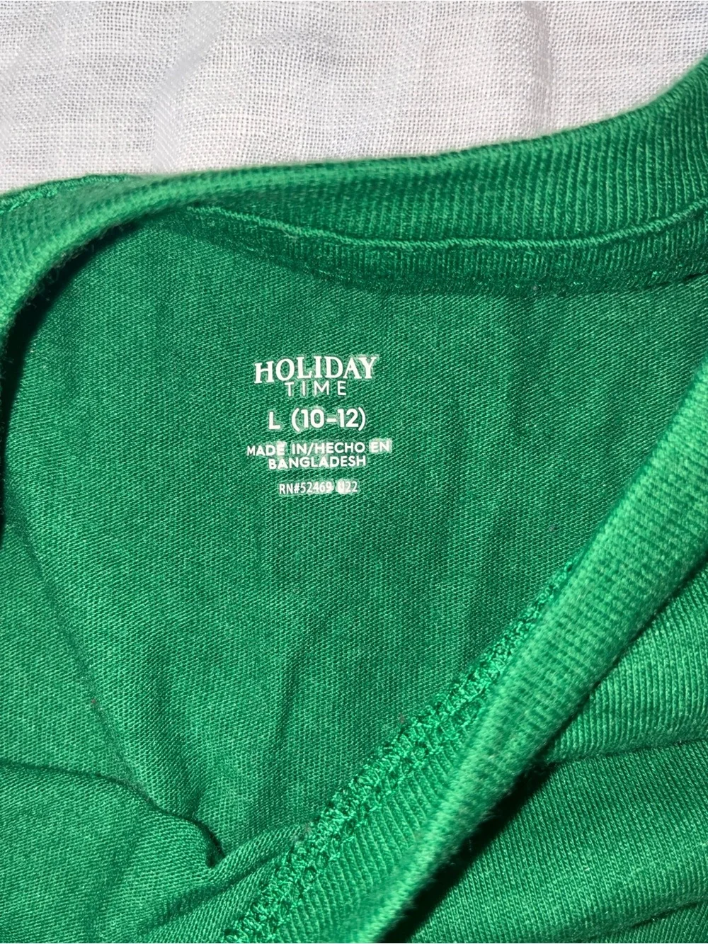 Holiday Time Green 'Ho Ho Ho' Long-Sleeve Tee